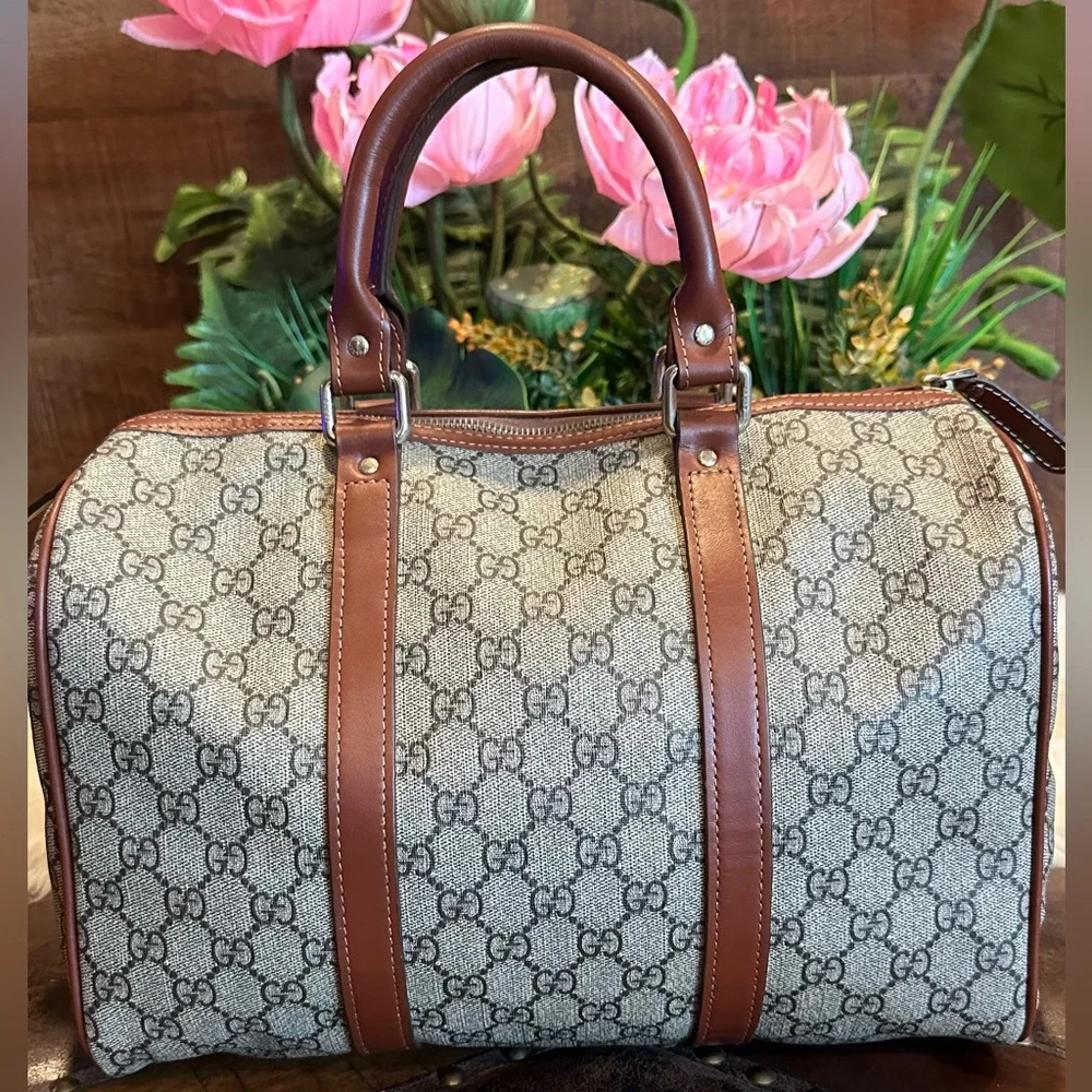 Gucci GG Coated Canvas Boston Bag - Picture 4 of 17